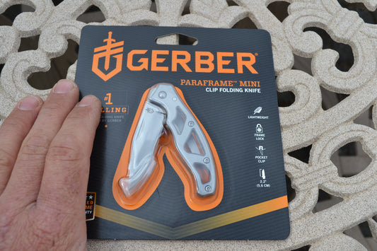 The Gerber Paraframe Mini SS Folding Clip Knife